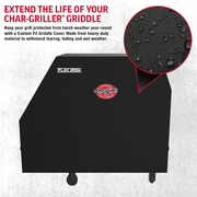 Char-Griller® 3-Burner Flat Iron® Gas Griddle Cover - Grillkofinn - Pizzaofnar & Grill
