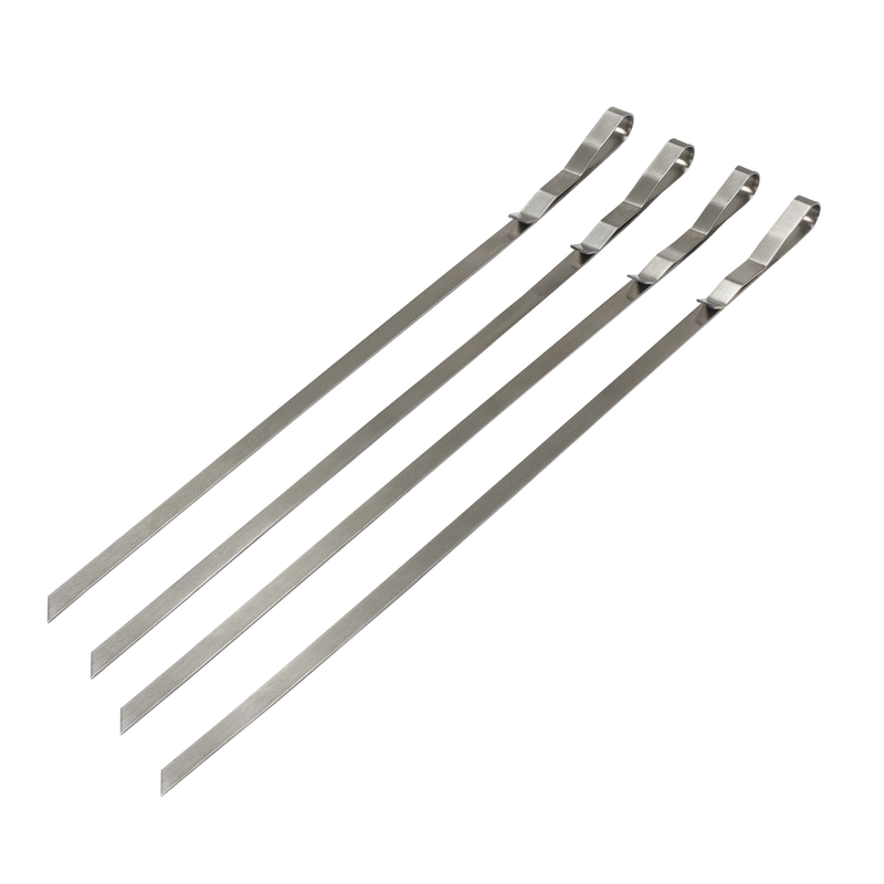4 Piece Stainless Steel Skewers - Grillkofinn - Pizzaofnar & Grill