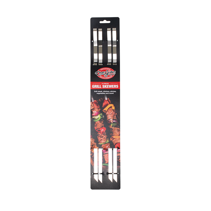 4 Piece Stainless Steel Skewers - Grillkofinn - Pizzaofnar & Grill