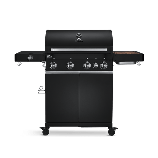 BIG FRED | 4-burner gas barbecue Deluxe Series 3 Black - Grillkofinn - Pizzaofnar & Grill