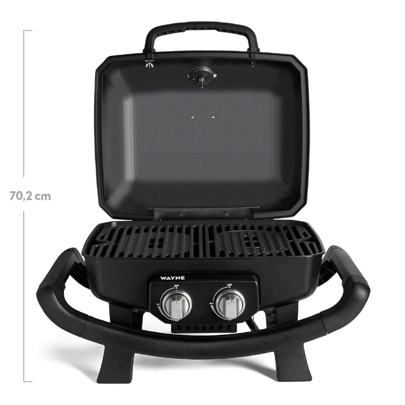WAYNE Jr. Ferðagrill 2-burner - Grillkofinn - Pizzaofnar & Grill