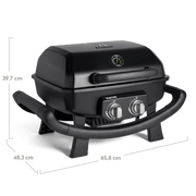 WAYNE Jr. Ferðagrill 2-burner - Grillkofinn - Pizzaofnar & Grill