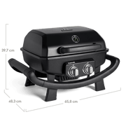 WAYNE Jr. Ferðagrill 2-burner - Grillkofinn - Pizzaofnar & Grill