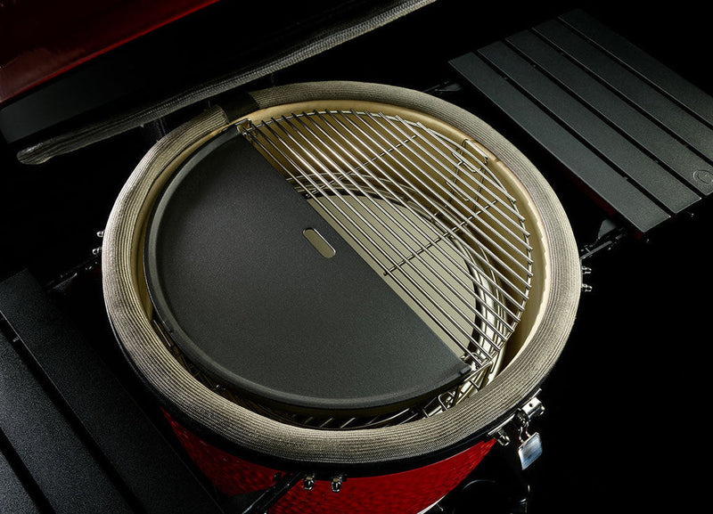 HALF MOON CAST IRON REVERSIBLE GRIDDLE BIG JOE - Pizzaofnar.is