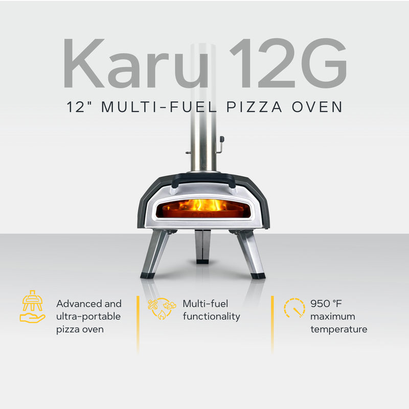 Ooni Karu 12G Pizzaofn - Grillkofinn - Pizzaofnar & Grill