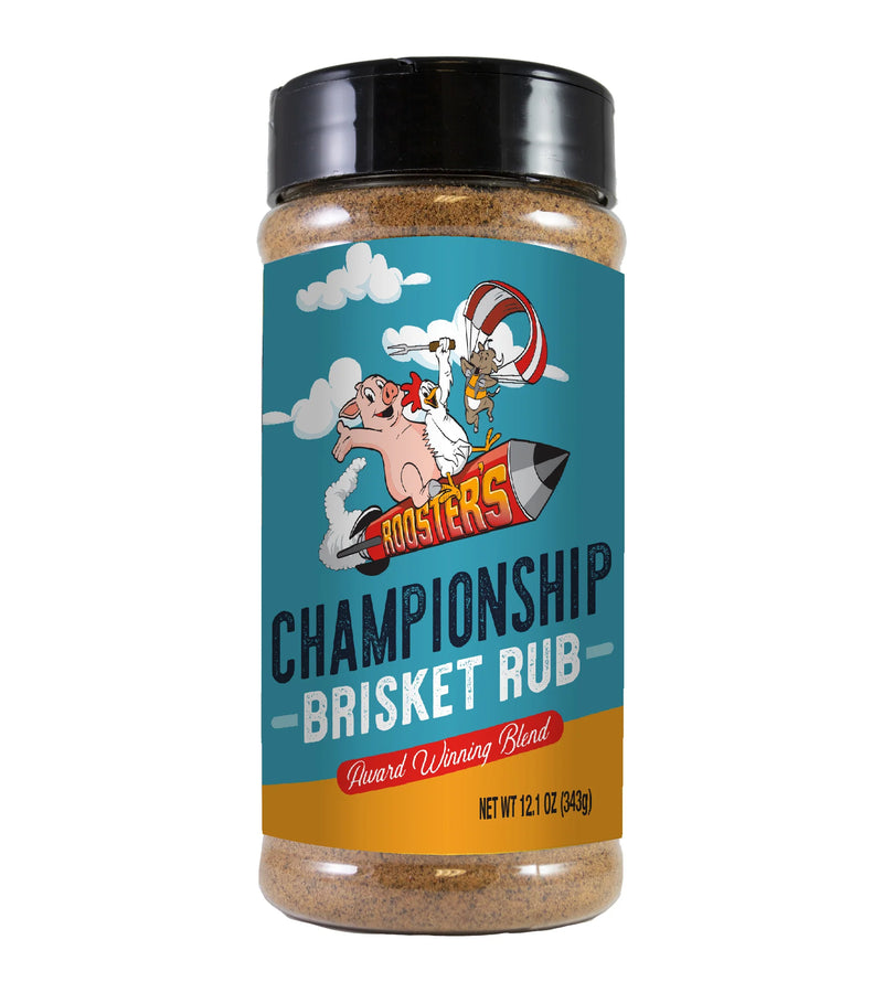 Rooster’s Championship Brisket Rub - 343g - Grillkofinn - Pizzaofnar & Grill