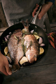 Skottsberg Cast Iron WOK 34 cm - Grillkofinn - Pizzaofnar & Grill