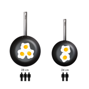 Skottsberg Carbon Steel Wok 28 cm - Grillkofinn - Pizzaofnar & Grill