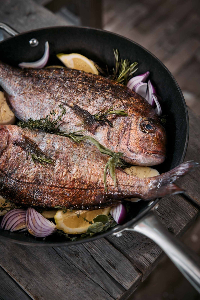 Skottsberg Cast Iron WOK 34 cm - Grillkofinn - Pizzaofnar & Grill