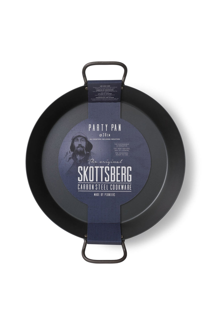 Skottsberg Paella pan Carbon Steel panna 38 cm - Grillkofinn - Pizzaofnar & Grill