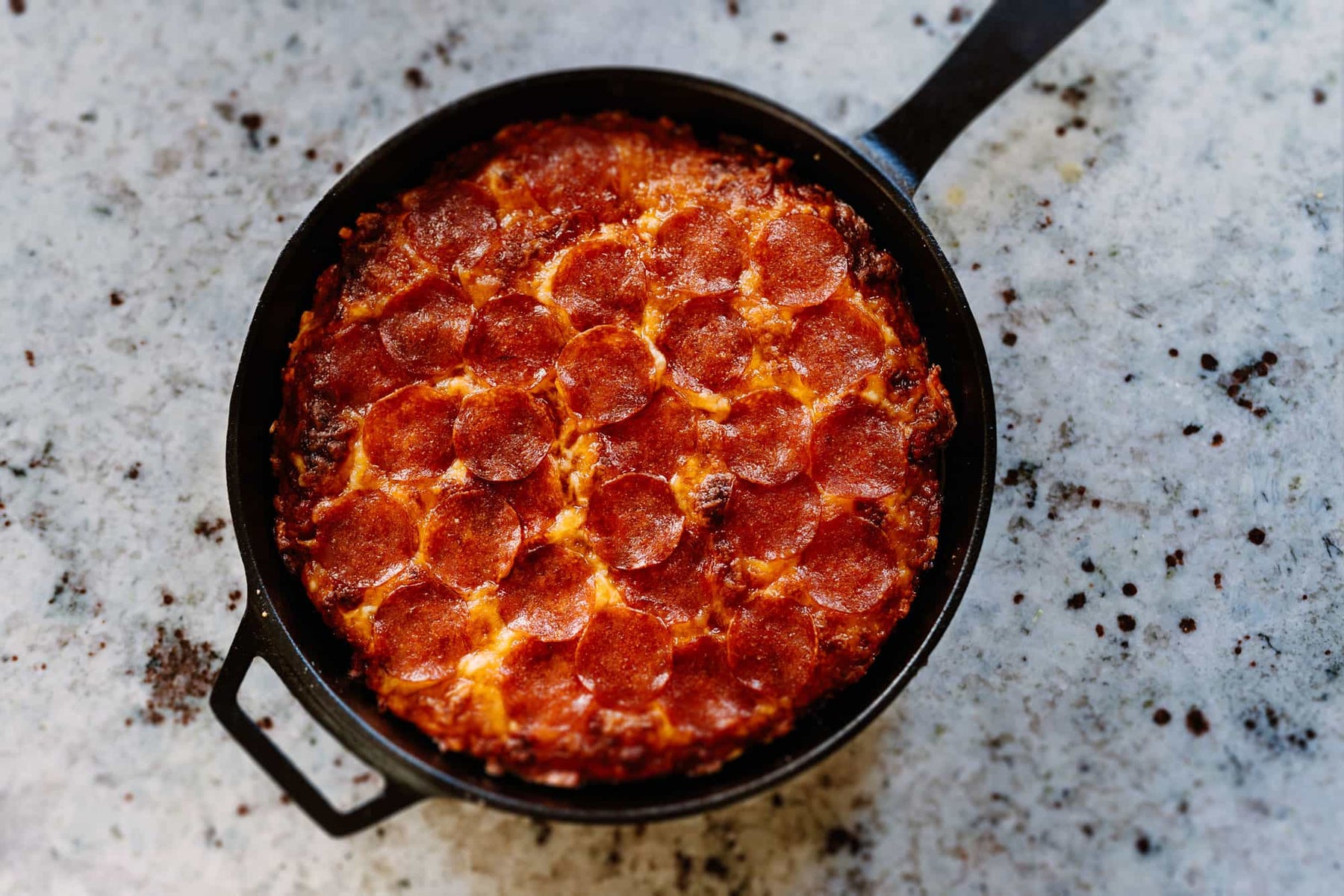 Skillet-pizza