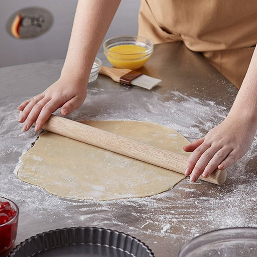 American Metalcraft PR18 18" Wood French Rolling Pin - Pizzaofnar.is