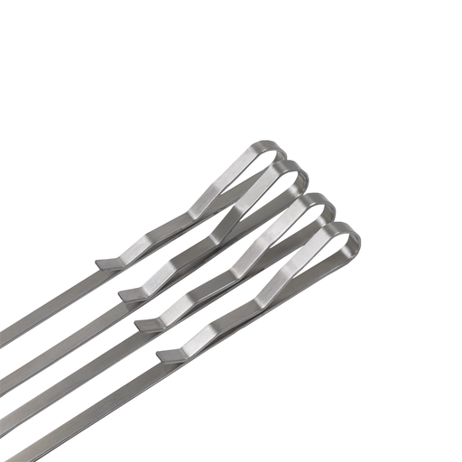 4 Piece Stainless Steel Skewers - Grillkofinn - Pizzaofnar & Grill