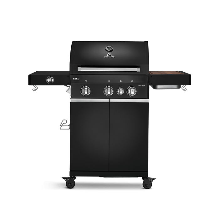 FRED | 3-burner gas barbecue Deluxe Series 3 Black