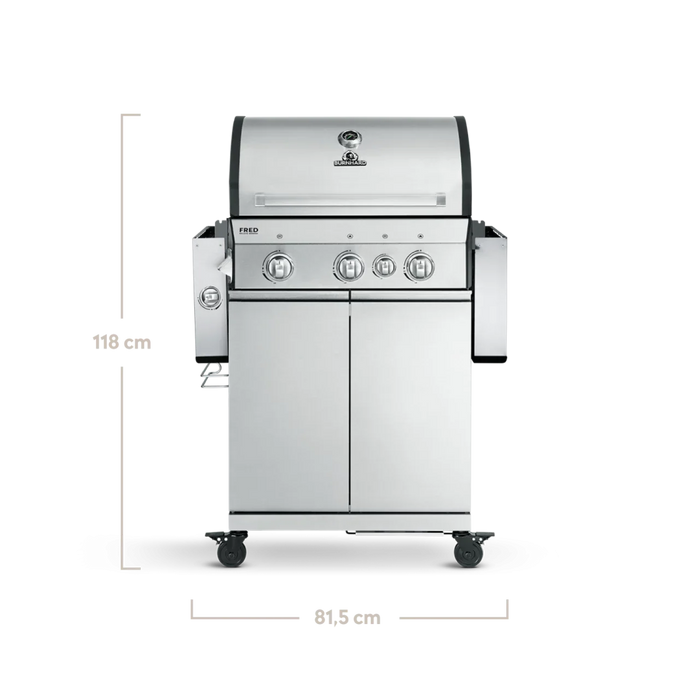 FRED | 3-burner gas barbecue Deluxe Series 3