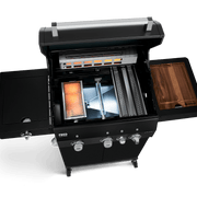 FRED | 3-burner gas barbecue Deluxe Series 3 Black - Grillkofinn - Pizzaofnar & Grill