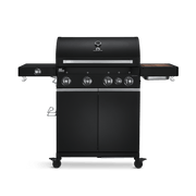 BIG FRED | 4-burner gas barbecue Deluxe Series 3 Black - Grillkofinn - Pizzaofnar & Grill