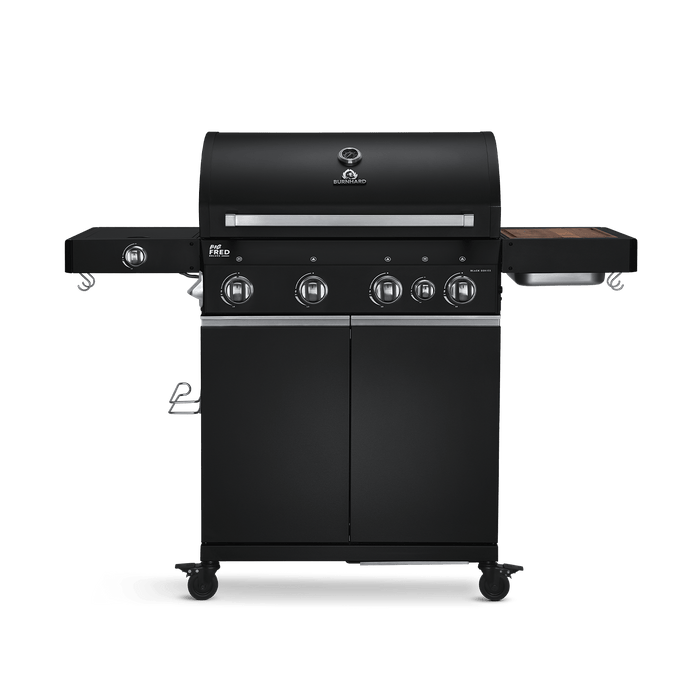 BIG FRED | 4-burner gas barbecue Deluxe Series 3 Black