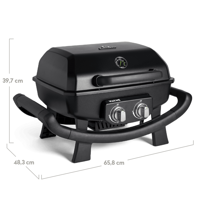 WAYNE Jr. Ferðagrill 2-burner