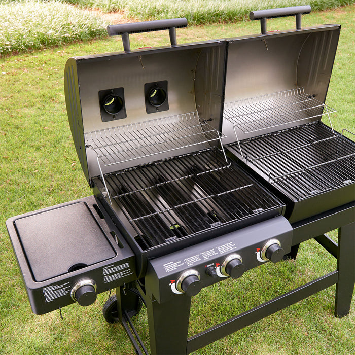 Char-Griller® Double Play® Gas & Charcoal Grill