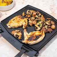 Ooni Dual-Sided Grizzler Steypujárnspanna - Grillkofinn - Pizzaofnar & Grill