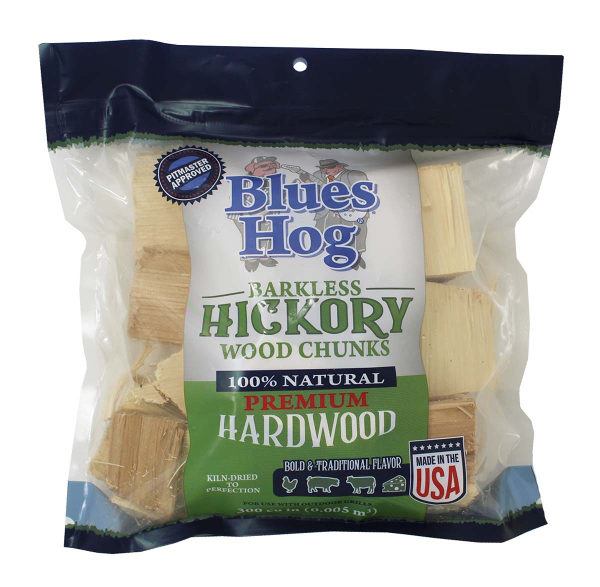 Hickory Wood Chunks 1,9 kg. - Grillkofinn - Pizzaofnar & Grill