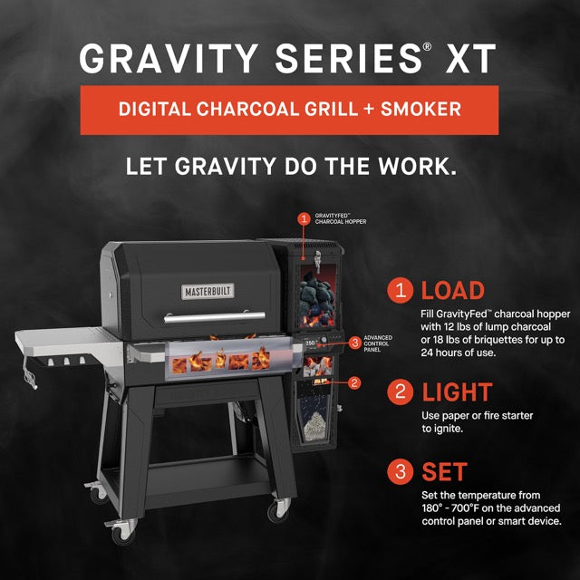 Gravity Series® XT  Digital Charcoal BBQ & Smoker - Pizzaofnar.is