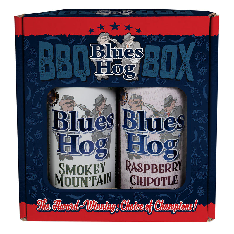 Blues Hog Gjafasett 2 flöskur - Grillkofinn - Pizzaofnar & Grill
