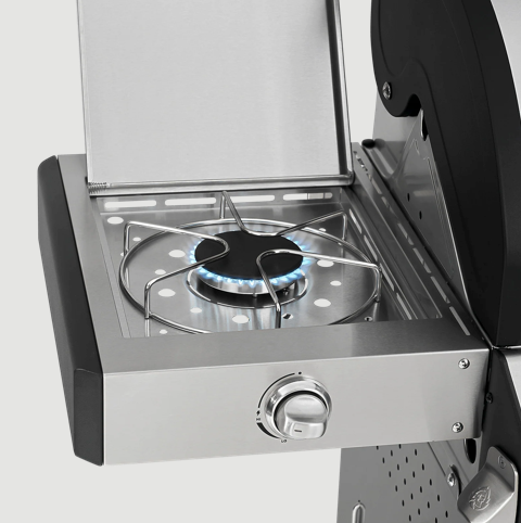 Smart hob on the side