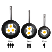 Skottsberg Carbon Steel Panna 28 cm - Grillkofinn - Pizzaofnar & Grill
