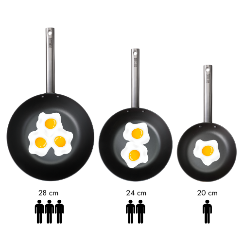Skottsberg Carbon Steel Panna 28 cm - Grillkofinn - Pizzaofnar & Grill
