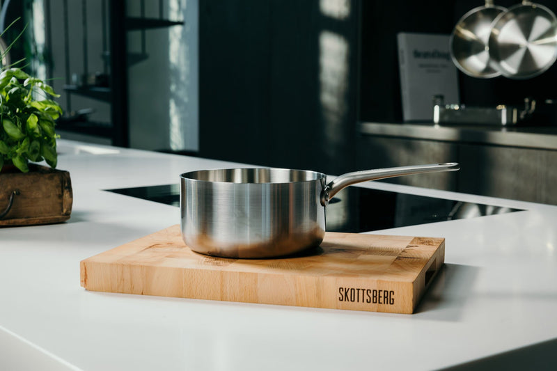 Skottsberg Sauce pan with lid Stainless Steel 18 cm