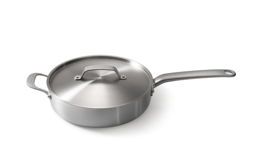 Skottsberg Sauté pan with lid Stainless Steel 28 cm - Grillkofinn - Pizzaofnar & Grill
