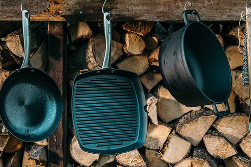 Skottsberg Grill pan Cast Iron 28 cm - Grillkofinn - Pizzaofnar & Grill