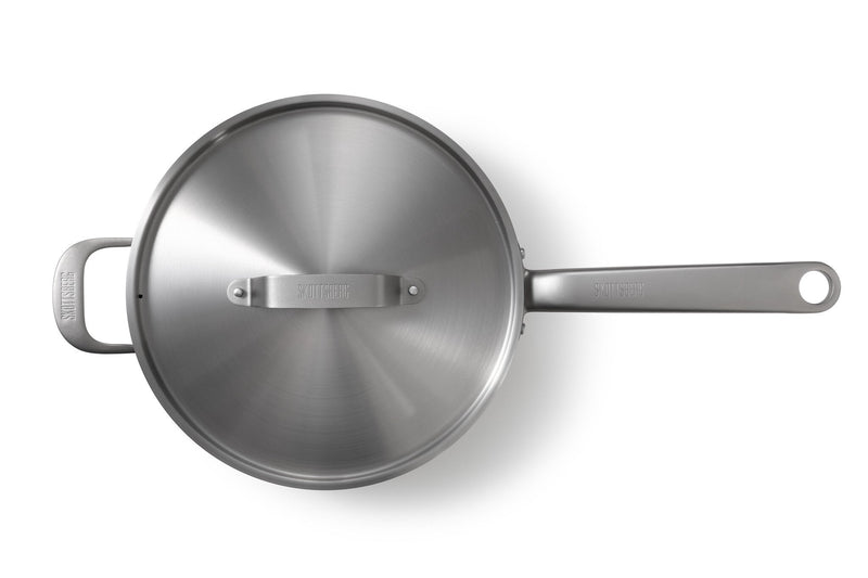 Skottsberg Sauté pan with lid Stainless Steel 28 cm - Grillkofinn - Pizzaofnar & Grill